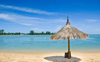 sunshade and the beach