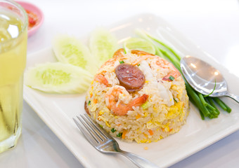 fried rice with shrimp