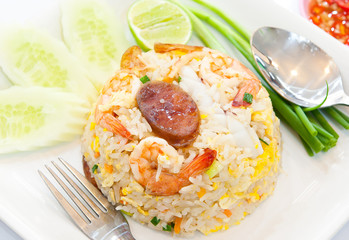 fried rice with shrimp