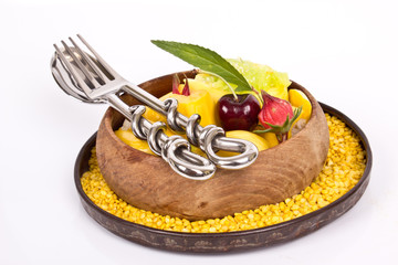  sticky rice in jackfruit 