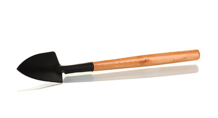 Garden shovel isolated on white