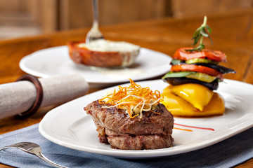 Grilled Steak and vegetables