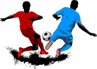 Obraz premium soccer striker