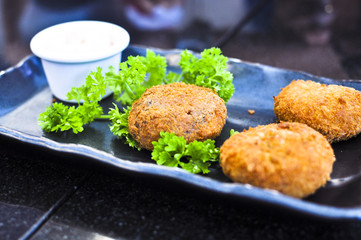 Pumpkin croquette