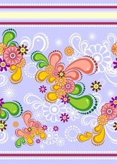 Band Spring Floral Seamless