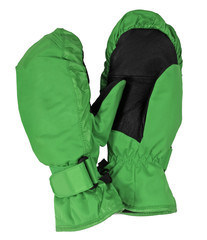 green mitten