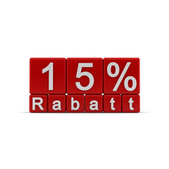 15 % Rabatt