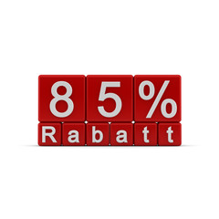 85 % Rabatt