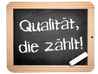 Obraz premium Qualität die zählt