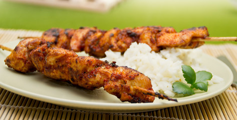 Fried Chicken with Rice
