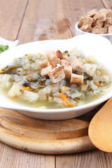 hot vegetable soup