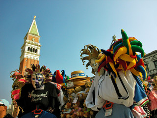 Venezia, souvenir in piazza San Marco