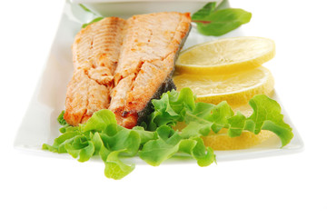 salmon steak