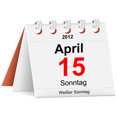 Kalender - 15.04.2012 - Weißer Sonntag