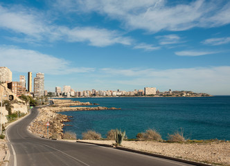 Fototapeta na wymiar Cabo de Huertas w Alicante