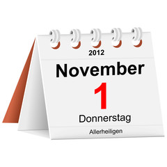 Kalender - 01.11.2012 - Allerheiligen