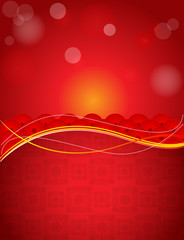 Vector Chinese poster theme