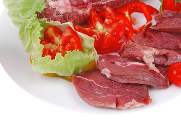 meat in grid