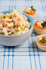 Russian traditional salad