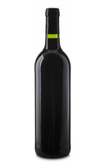 isolated red wine