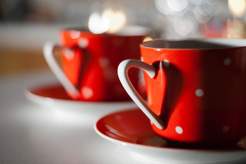 Red Mug with a heart