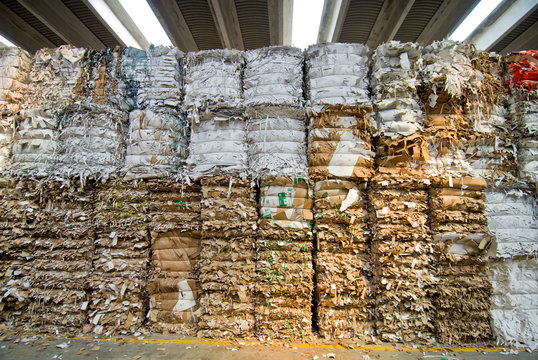 Recycling of waste paper