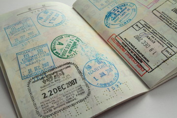 パスポートの査証