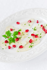 Black radish carpaccio