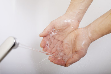 Fototapeta premium Washing hands.