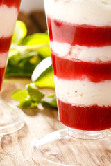 dessert with berries