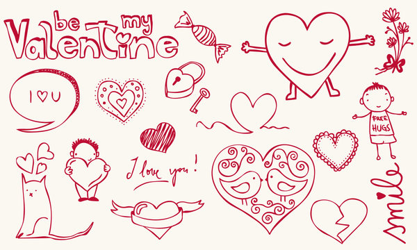 Love doodle - Powered by Adobe