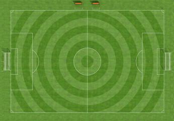 hi resolution of a soccer field © archideaphoto