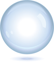 Floating Glass Orb