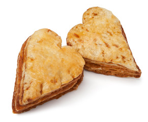Heart-shaped cookies