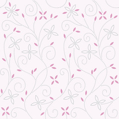 Pink baby swirl pattern