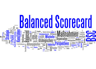 Obraz premium Balanced Scorecard BSC
