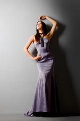 Fototapeta premium Fashion portrait of young woman
