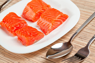 Fish for breakfast preparation