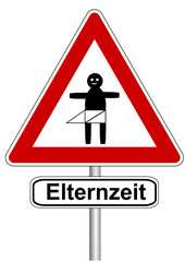 Schild Babypause