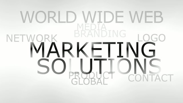 Marketing solutions animation