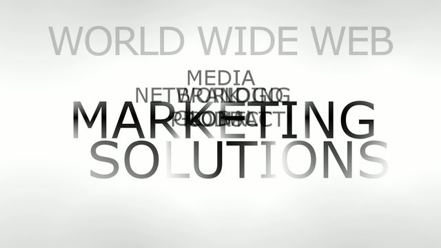Marketing solutions animation