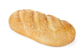 White bread with sesame