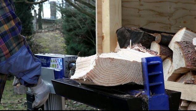 Holz spalten
