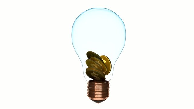green energy energia verde risparmio energetico lampadina