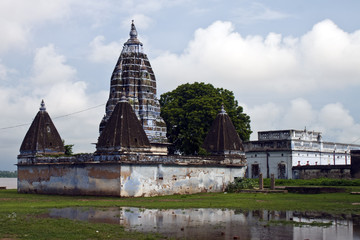 One of hinduist temples in Varanasi, India