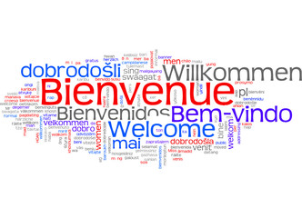 Fototapeta premium Bienvenue