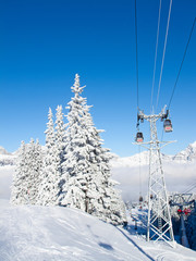 Winter in alps