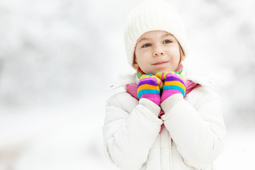 Child in winter