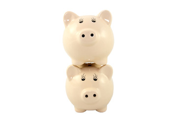 Stacked Piggy Bank Series - Traditional