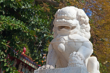 Marble chinese lion